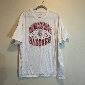 Captivating 2XL Short Sleeve Wisconsin Badgers Tee